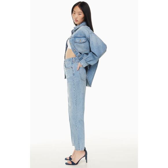 Aritzia Denim Forum The Joni High Rise Loose 29L Jeans Blue Size 27 - Picture 2 of 12